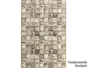 CERAMIQUE - Rectangular handmade rug with geometric shapes _ Toulemonde Bochart