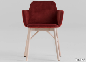 BARDOT LE - Fabric chair with armrests _ TrabA'