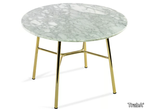 YUKI - Round marble coffee table _ TrabA'