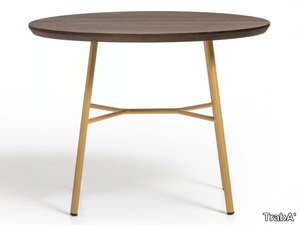 YUKI - Low round HPL coffee table _ TrabA'