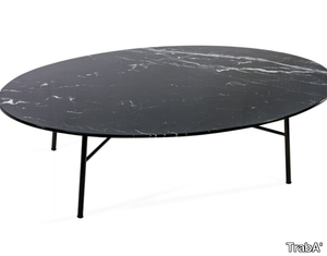 YUKI - Oval marble coffee table _ TrabA'