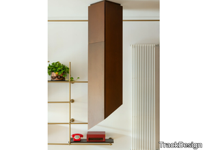 BOULEVARD - Modular floating Corten™ bookcase _ TrackDesign