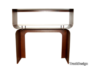 TITANO - Corten™ console table with shelving _ TrackDesign