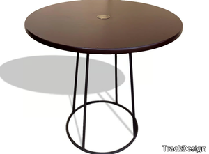 VINYL - Round steel living room table _ TrackDesign