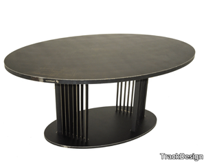 OVOV - Oval steel living room table _ TrackDesign