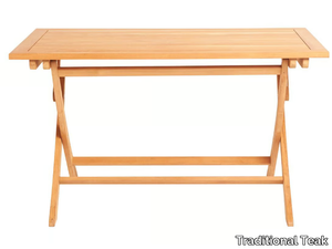 ALEXIA - Rectangular teak garden table _ Traditional Teak