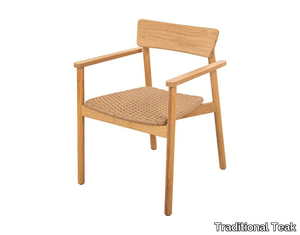 CARMEN - Stackable teak garden chair _ Traditional Teak