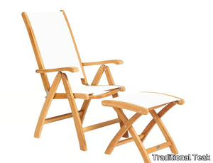 KATE - Recliner teak garden chair _ Traditional Teak
