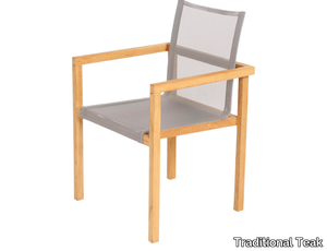 NOAH - Stackable teak garden chair _ Traditional Teak