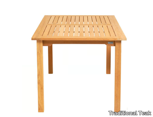 THEODORA - Square teak table _ Traditional Teak