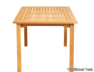 THEODORA - Rectangular teak table _ Traditional Teak