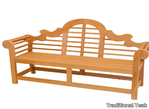 WILHELMINA - Teak garden bench _ Traditional Teak