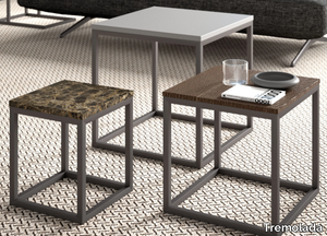 SQUARE - Rectangular handmade coffee table _ Tremolada