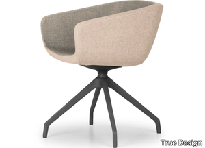 ARCA MINI - Upholstered chair with armrests _ True Design