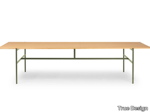 BLADE - Rectangular wooden table _ True Design