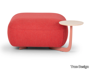 CODE - Square pouf with integrated magazine rack _ True Design