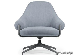 FENDER FD 7098 - Swivel fabric armchair with 4-spoke base _ True Design