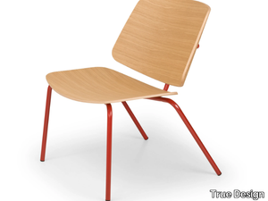 TAO - Aluminium and wood easy chair _ True Design