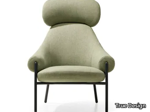 FENDER FD 8090 - Fabric armchair with headrest _ True Design