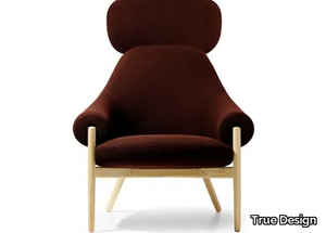 FENDER FD 8094 - Fabric armchair with headrest _ True Design