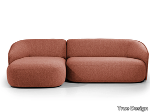 SIBYLLA - Sectional fabric sofa with chaise longue _ True Design