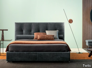 MAX CAPITONNÈ HIGH - Double bed with tufted headboard _ Twils