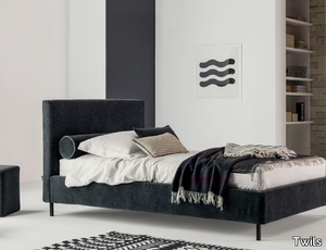 MAX - Single bed with upholstered headboard _ Twils