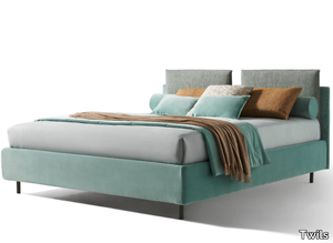 FRICK - Double bed with upholstered headboard _ Twils