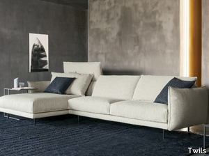 NUBES - Sectional fabric sofa with chaise longue _ Twils