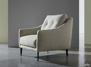 ASCOT - Fabric armchair with armrests _ Twils