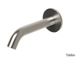 TEVERE - Wall-mounted stainless steel sink spout _ Tubico