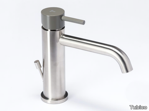 COLORADO - Countertop single handle stainless steel washbasin mixer _ Tubico