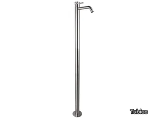 VOLGA - Floor standing stainless steel washbasin mixer _ Tubico