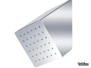 WELLNESS FLOWS - Wall-mounted stainless steel rain shower with anti-lime system _ Tubico