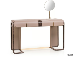 ECLIPSE - Leather dressing table _ Turri