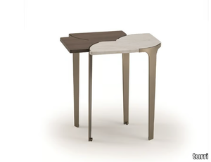 SOUL - Square wooden high side table _ Turri