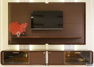 MADISON - Low wooden TV cabinet _ Turri