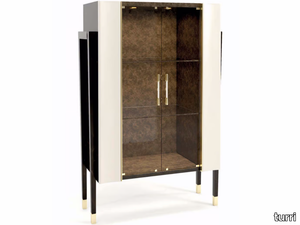 NOIR - Crystal bar cabinet _ Turri