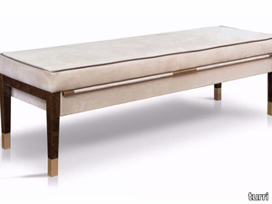 NOIR - Upholstered fabric bench _ Turri