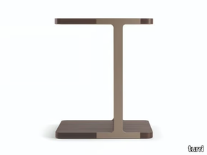 DOMUS - Square wooden high side table _ Turri