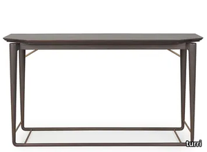 VINE - Rectangular solid wood console table _ Turri