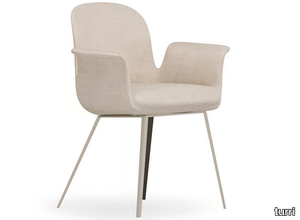 SOUL - Fabric chair with armrests _ Turri