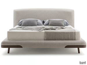 SOUL - Fabric double bed with upholstered headboard _ Turri