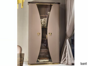 VOGUE - Leather display cabinet _ Turri