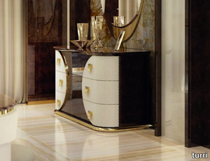 VOGUE - Leather chest of drawers _ Turri