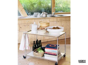 USM HALLER SERVING CART - Metal trolley _ USM