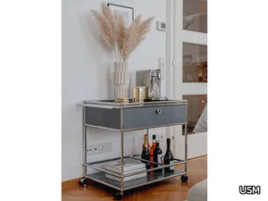 USM HALLER SERVING CART - Metal trolley _ USM