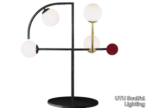 HELIO TABLE - LED metal table lamp with fixed arm _ UTU Soulful Lighting