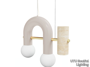 PYPPE SINGLE III - Metal pendant lamp _ UTU Soulful Lighting