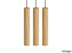 CHIMES CLUSTER 3 - LED oak pendant lamp _ Umage